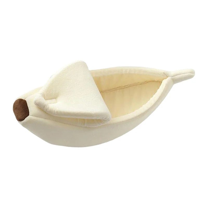 Cozy Banana Cat Bed - Warm & Cute Pet House