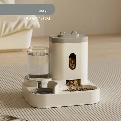 2-in-1 Automatic Feeder and Water Dispenser for Dogs and Cats