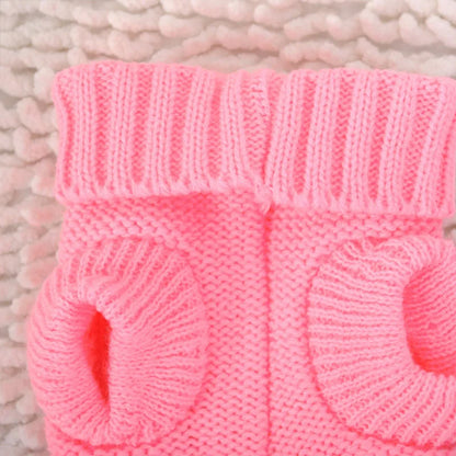Cozy Knitted Dog Sweater for Small to Medium Breeds