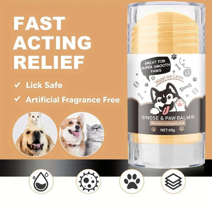Natural Paw & Nose Moisturiser Stick - Protection & Deep Hydration for Pets