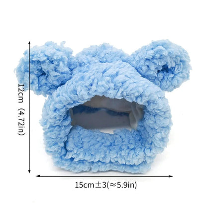 Pet Cozy Hats – Set of 15 Fun Plush Fleece Hats for Dogs & Cats