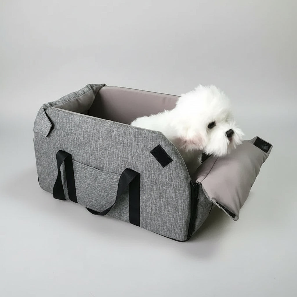 Ultimate Dog Car Seat Bed - Portable & Safe Travel Companion