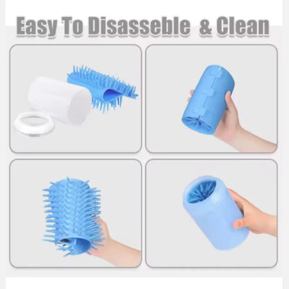 Portable Pet Paw Cleaner with Soft Silicone Brush