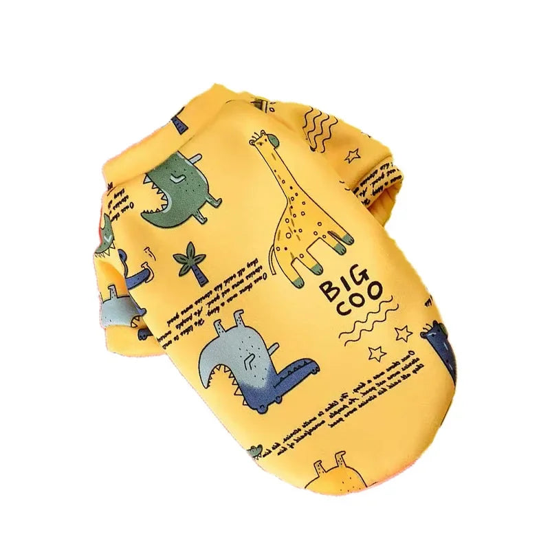 Warm Fleece Pet Hoodie for Small Dogs & Cats