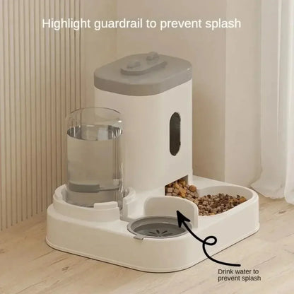 2-in-1 Automatic Feeder and Water Dispenser for Dogs and Cats
