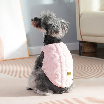 Warm Fleece Pet Sweater for Cats & Small Dogs