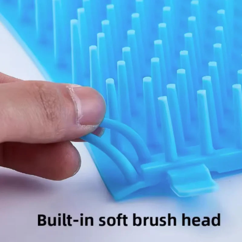 Portable Pet Paw Cleaner with Soft Silicone Brush