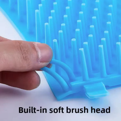 Portable Pet Paw Cleaner with Soft Silicone Brush