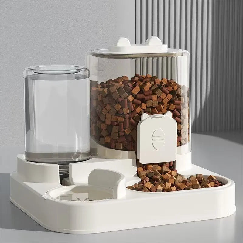2-in-1 Automatic Feeder and Water Dispenser for Dogs and Cats