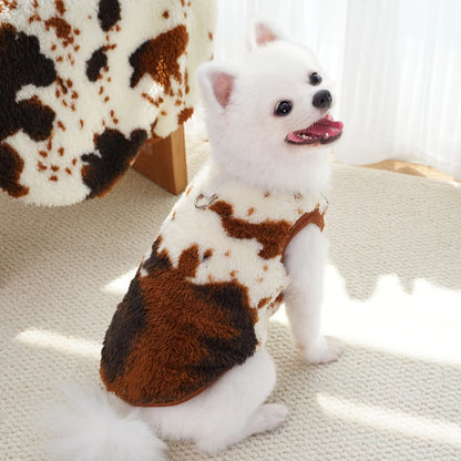 Cozy Flannel Winter Pet Coat for Dogs & Cats