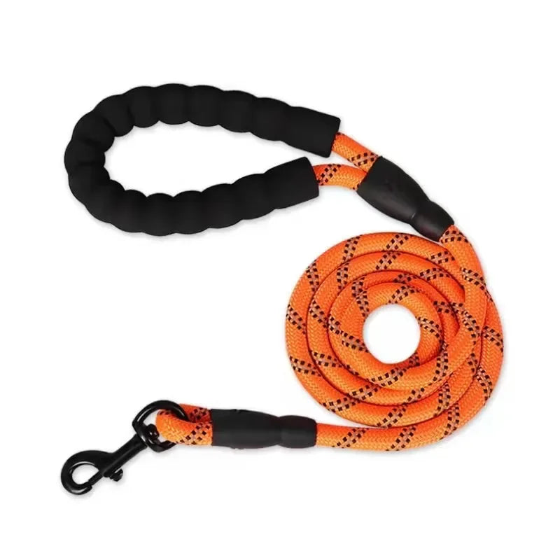 Reflective Nylon Dog Leash for All Breeds