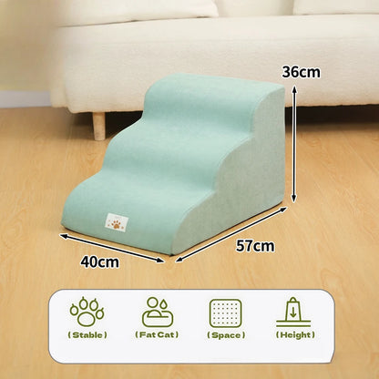 Memory Foam Pet Stairs - Safe & Comfy Access