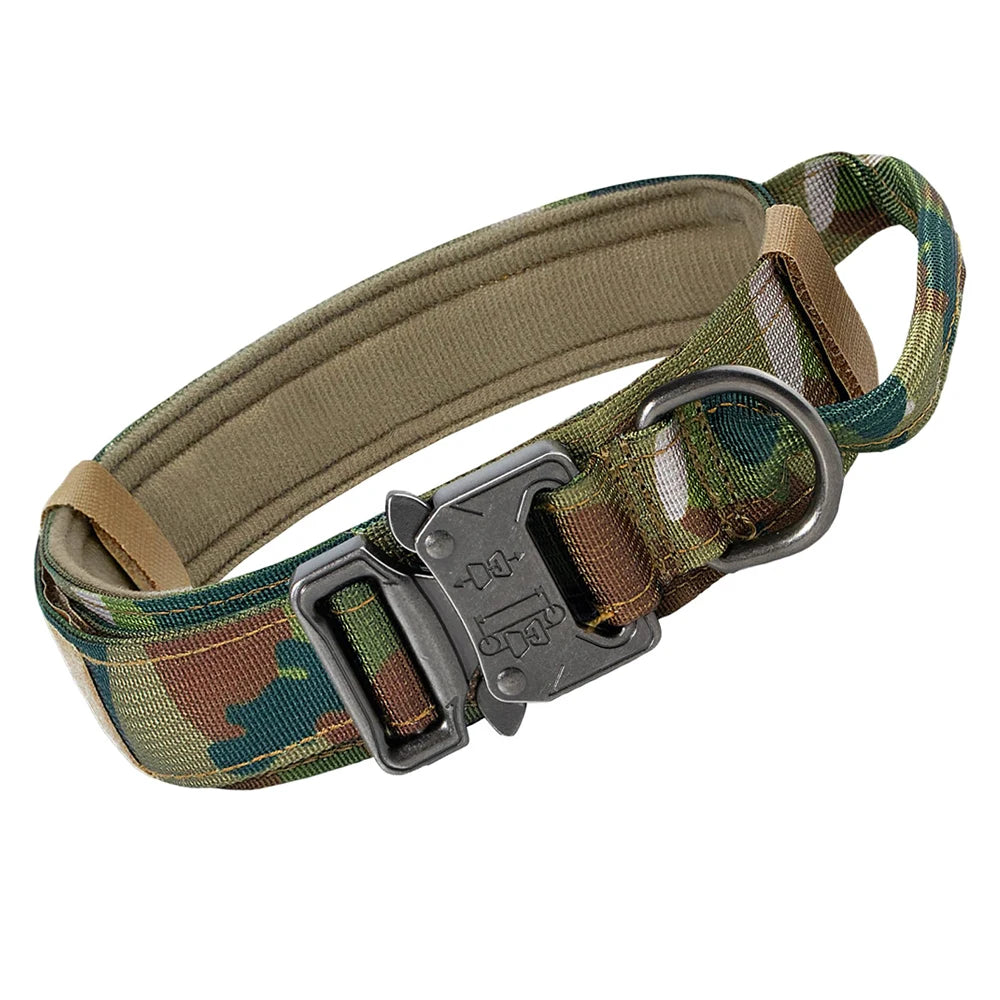 Durable Tactical Dog Collar with Control Handle