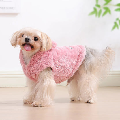 Cozy Fleece Hoodie for Small & Medium Pets - Warm & Cute