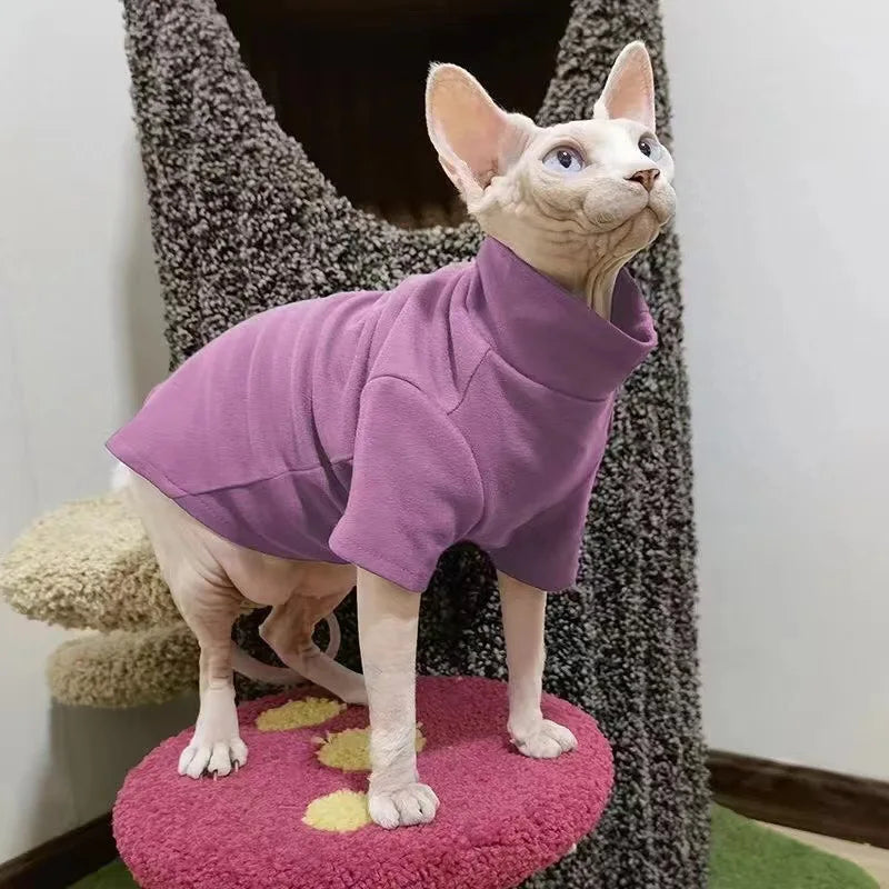 Soft Cotton Cat & Small Dog Hoodie - Cozy All Seasons Wear