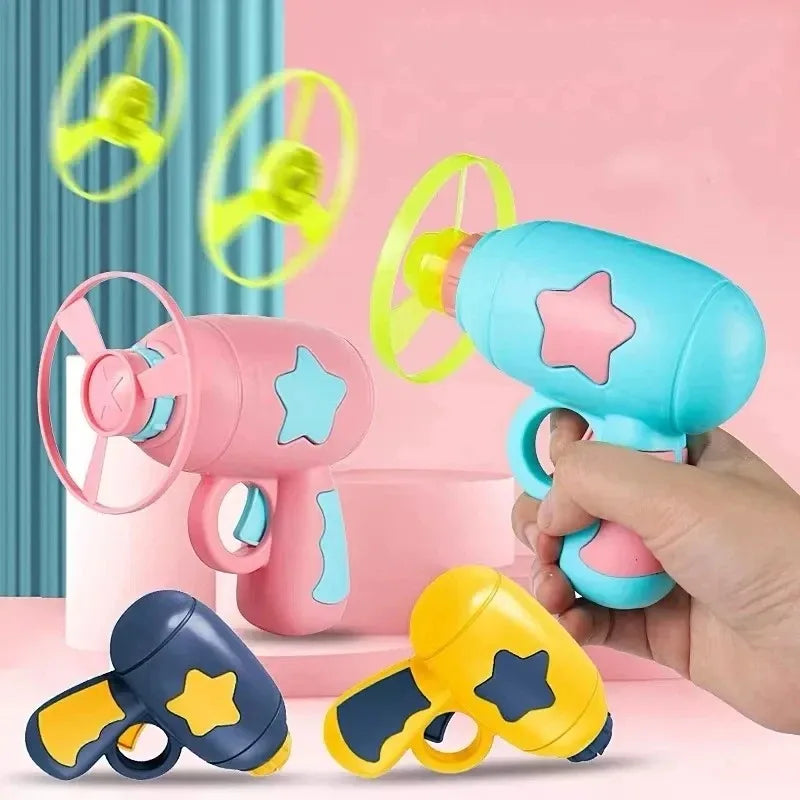 Interactive Cat Toy Flying Disc Shooter for Fun & Training