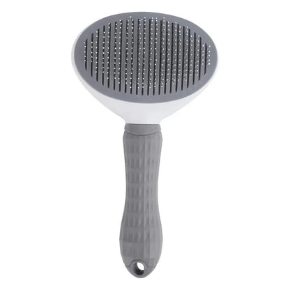 Self-Cleaning Pet Hair Removal Brush for Dogs & Cats