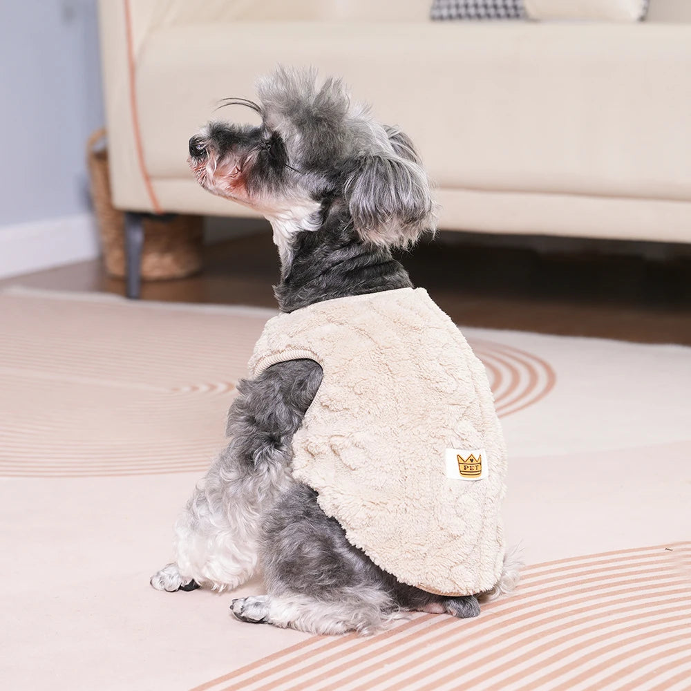 Warm Fleece Pet Sweater for Cats & Small Dogs