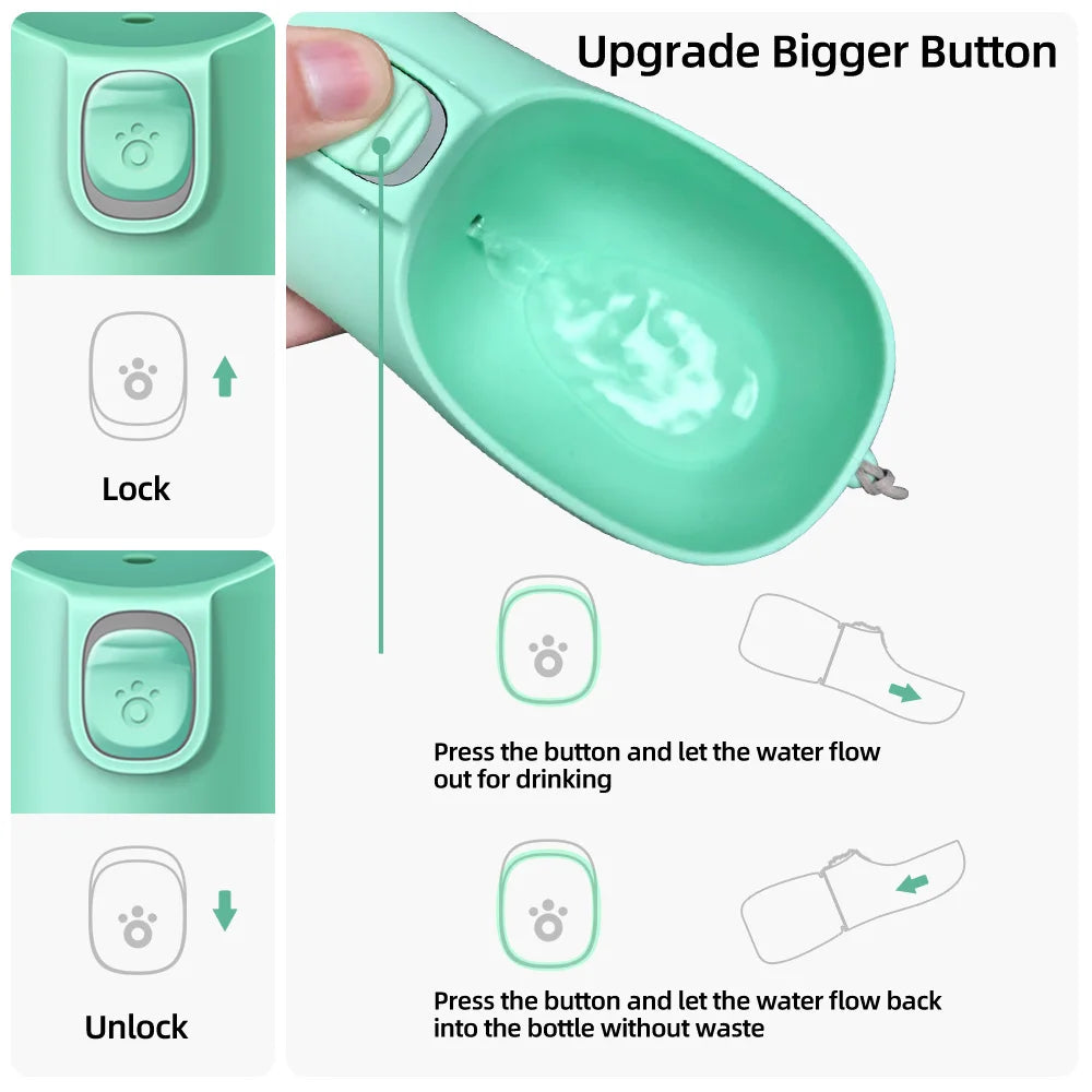 HydroSafe Go™ – Portable Anti-Waste Bottle