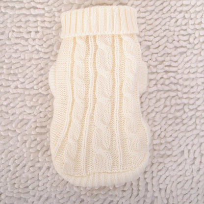 Cozy Knitted Dog Sweater for Small to Medium Breeds