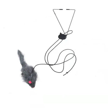 Interactive Cat Teaser Toy - Door Hanging Mouse
