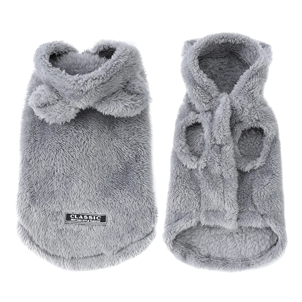 Cozy Fleece Hoodie for Small & Medium Pets - Warm & Cute