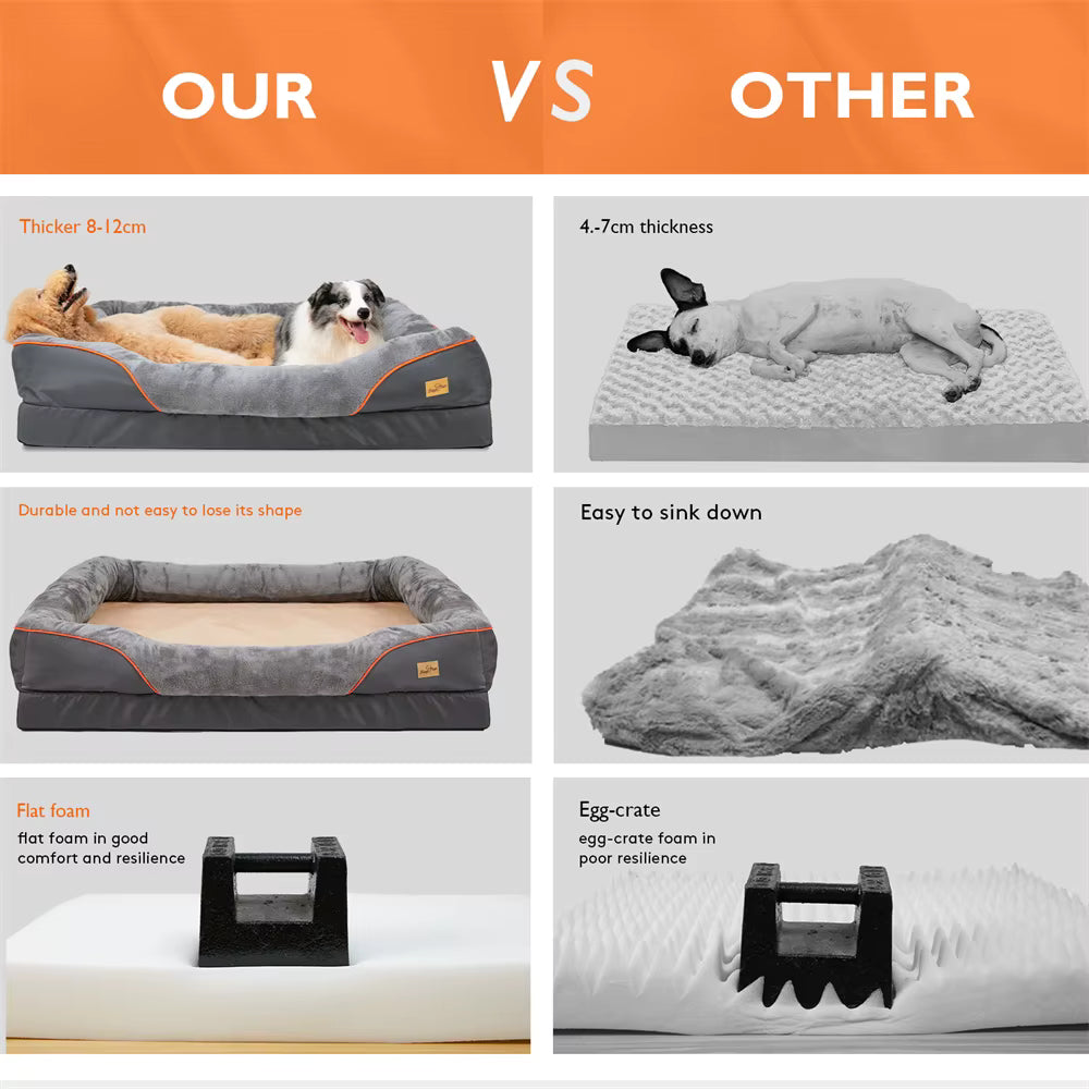 RoyalRest OrthoBed™ – The throne of comfort for large dogs