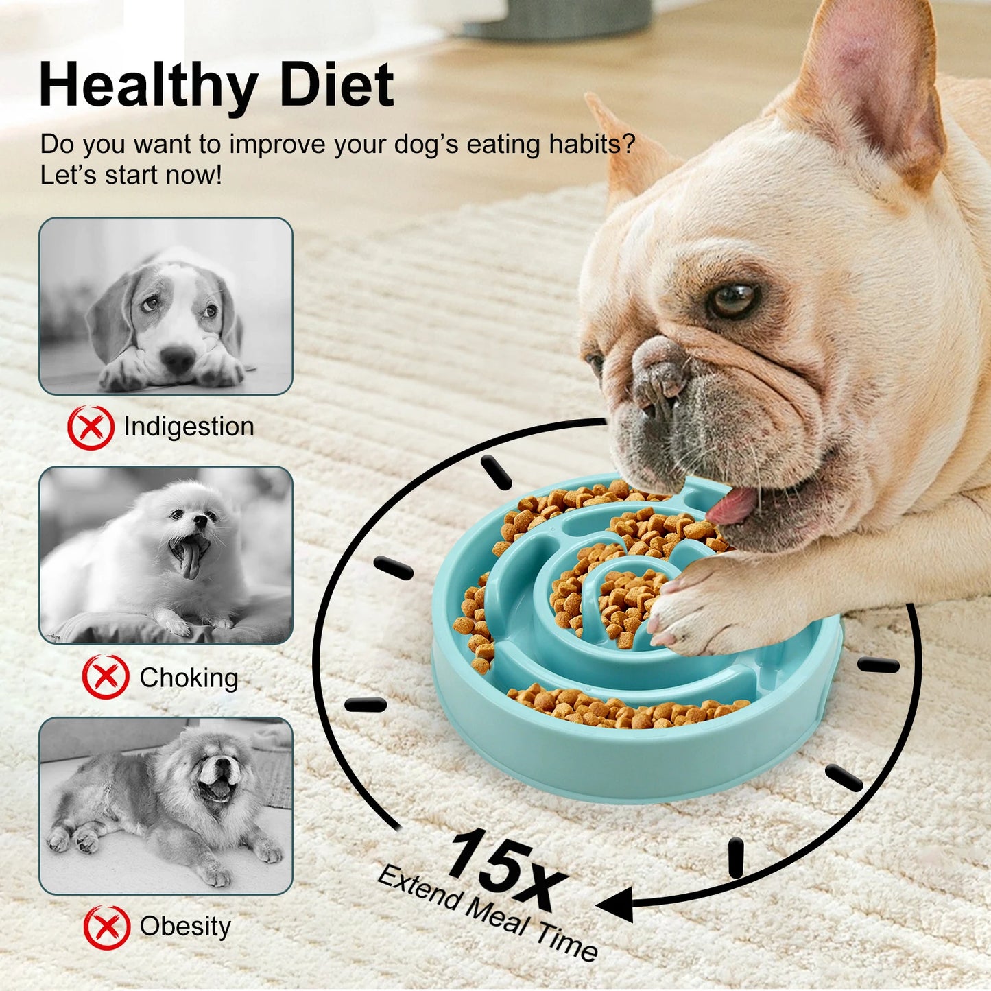 SlowBite Labyrinth™ – Smart Slow Feeder