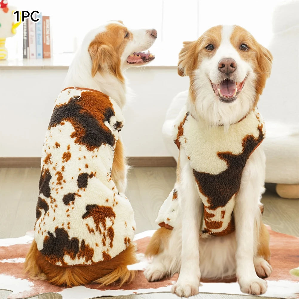 Cozy Flannel Winter Pet Coat for Dogs & Cats