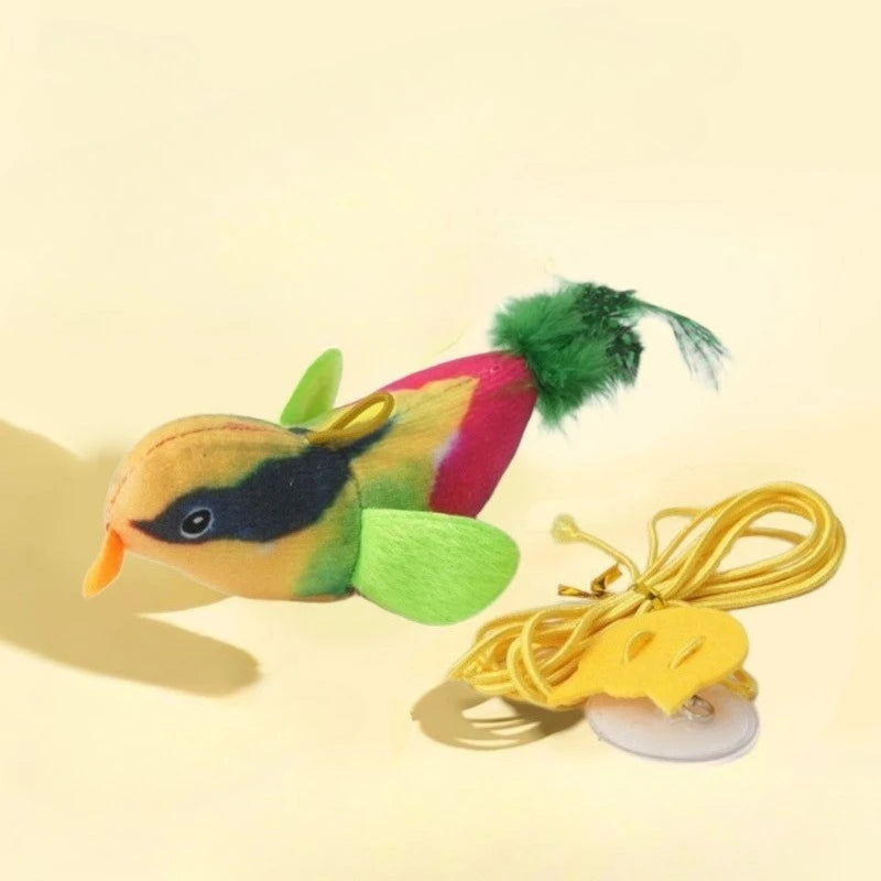 Interactive Cat Bird Toy with Realistic Sounds
