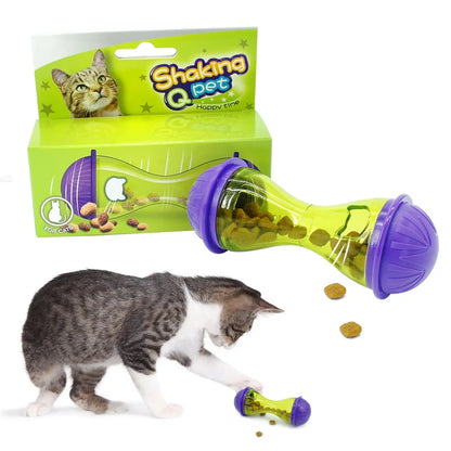 Interactive Pet Food Dispenser Toy for Cats and Dogs