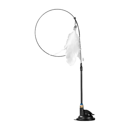 Interactive Cat Teaser Toy with Suction Cup