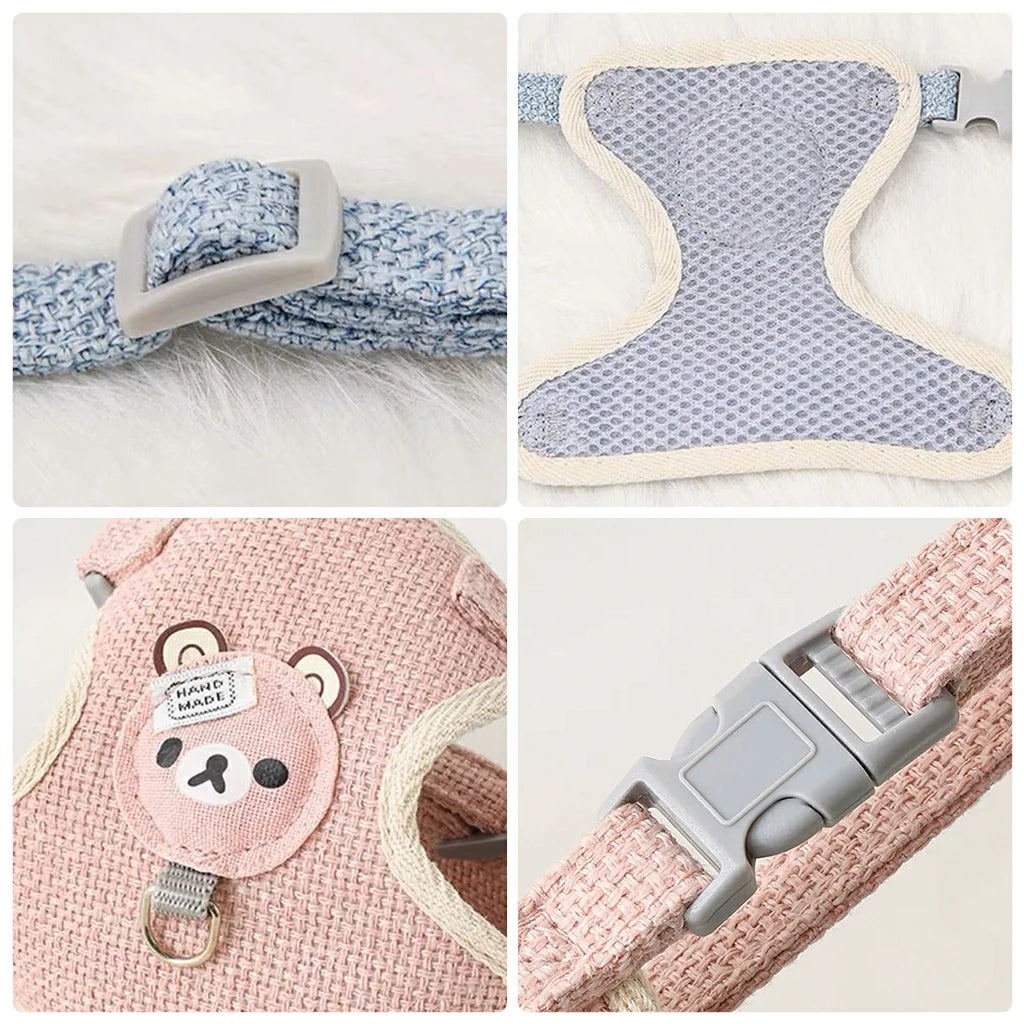 Adorable Harness & Leash Set for Outdoor Adventures