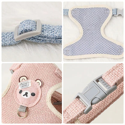 Adorable Harness & Leash Set for Outdoor Adventures