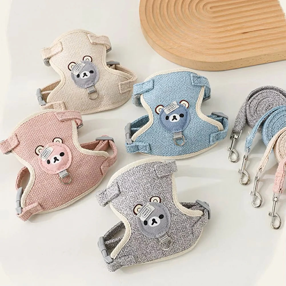 Adorable Harness & Leash Set for Outdoor Adventures