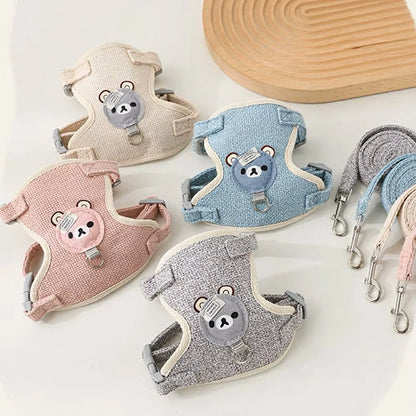 Adorable Harness & Leash Set for Outdoor Adventures