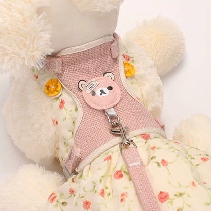 Adorable Harness & Leash Set for Outdoor Adventures