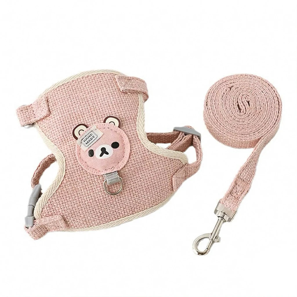 Adorable Harness & Leash Set for Outdoor Adventures