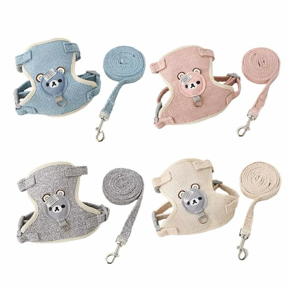 Adorable Harness & Leash Set for Outdoor Adventures