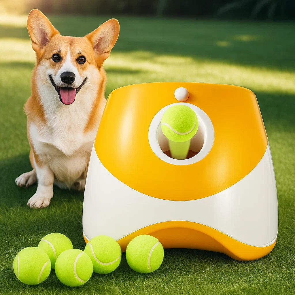 Automatic Dog Ball Launcher - Interactive Fun & Exercise